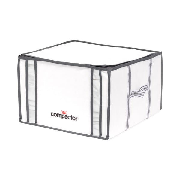 Бяла кутия за съхранение с вакуумна опаковка Black Edition, обем 125 л - Compactor