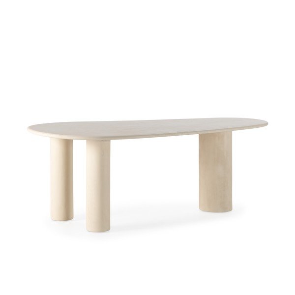 Трапезна маса от декор от камък 100x201 cm Daila – MOME