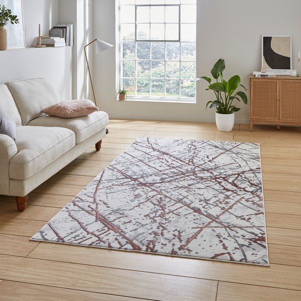 Kилим в светлосиво и розово 120x170 cm Artemis – Think Rugs-image-2