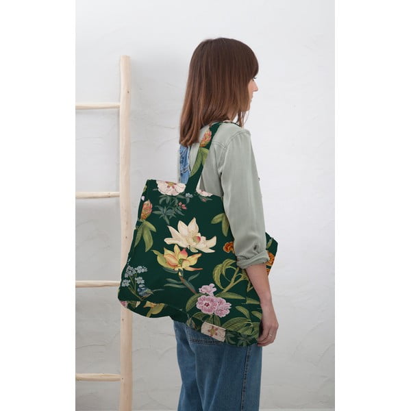 Ленена чанта за пазаруване Jara Green - Madre Selva-image-1