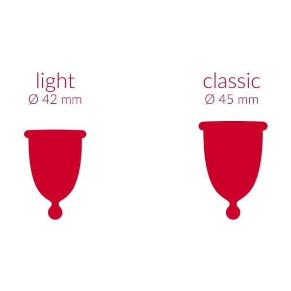 Комплект от 2 червени менструални чашки Duo - Whoop.de.doo
