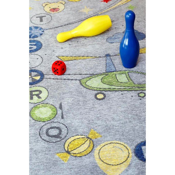Сив двустранен детски килим , 160 x 230 cm Tähemaa - Narma-image-3