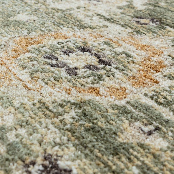 Зелен/бежов ръчно изработен килим 120x160 cm Heriz Ornate – Asiatic Carpets-image-3
