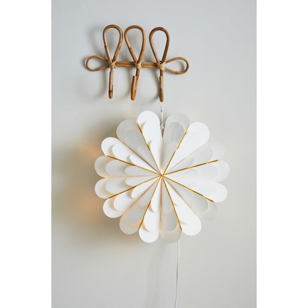 Бяла висяща светлинна декорация, височина 45 cm Marigold - Markslöjd-image-1