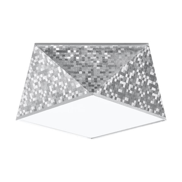 Осветително тяло за таван сребърно 25x25 cm Koma – Nice Lamps