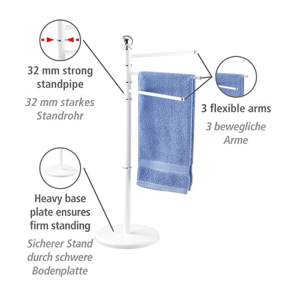 Бяла поставка за кърпи Exclusive - Wenko-image-4