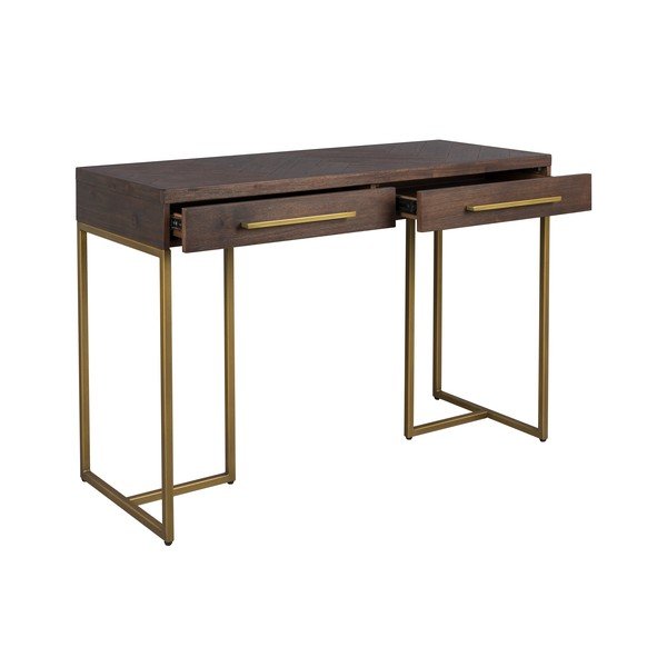 Конзолна маса декор от акация в тъмно естествен цвят 45x120 cm Class – Dutchbone-image-3