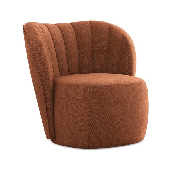 Теракотено шенилово кресло Keloa – Makamii