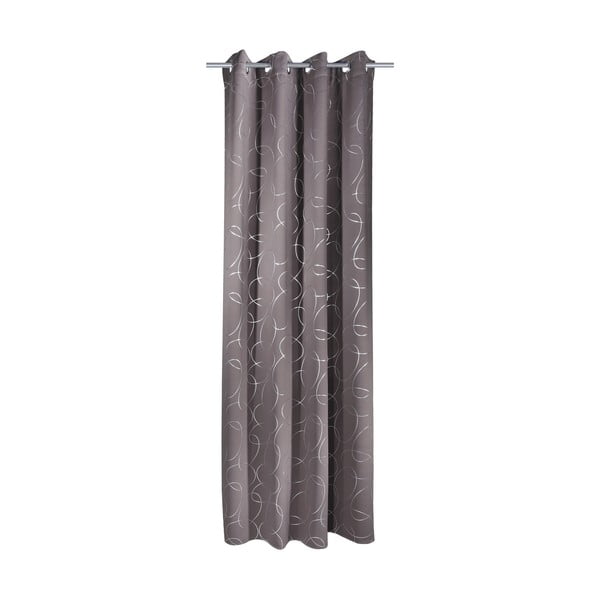 Тъмносива завеса 135x245 cm Circles – Sehlbach