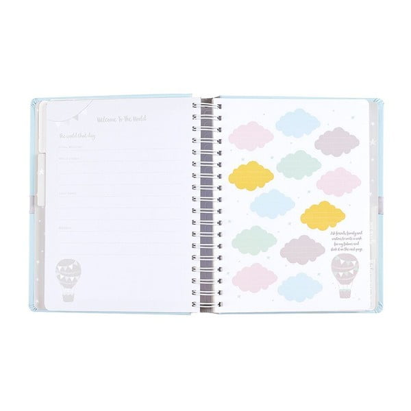 Modrý deník miminka Busy B-image-3