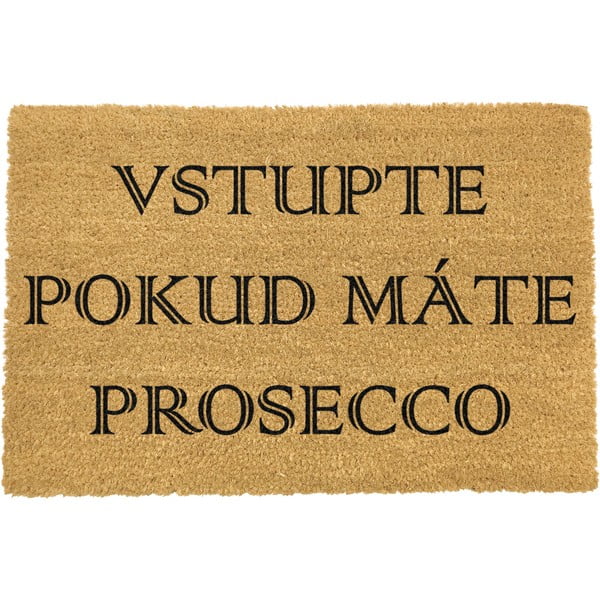 Рогозка от естествени кокосови влакна , 40 x 60 cm Prosecco - Artsy Doormats