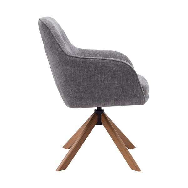 Сиви тапицирани трапезни столове в комплект 2 бр. Avola – Unique Furniture-image-1