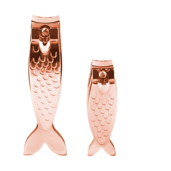 Комплект от две нокторезачки в златисто Fish - Kikkerland
