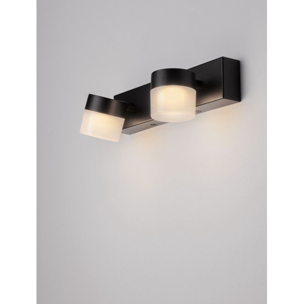 Матово черно алуминиева LED стенна лампа Teko – Nova Luce-image-2
