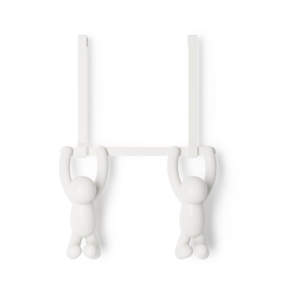 Бяла пластмасова закачалка за врата 22 см Buddy - Umbra-image-3