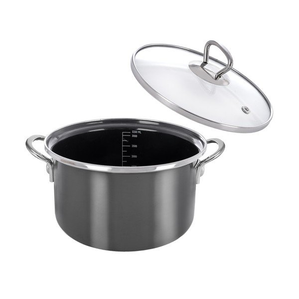 Емайлирано гърне с капак 3,25 l Metalic – Orion