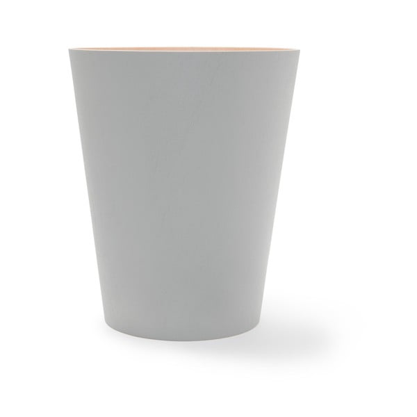 Светлосиво дървено кошче за боклук 7,5 l Woodrow – Umbra-image-4