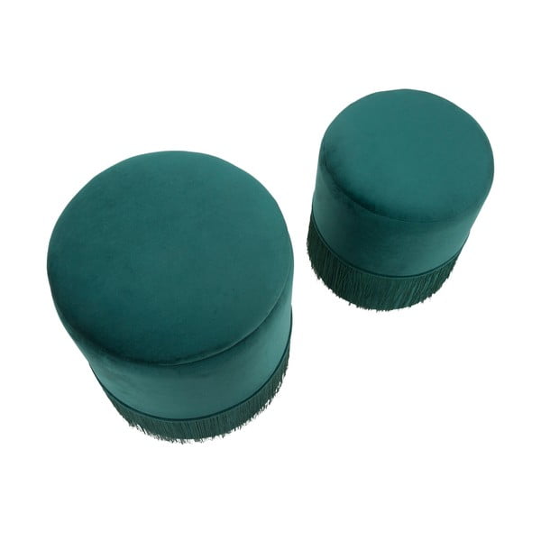 Комплект от 2 зелени табуретки Constanzo - Mauro Ferretti-image-4