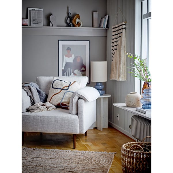 Синя настолна лампа с текстилен абажур (височина 51 cm) Fabiola – Bloomingville-image-3