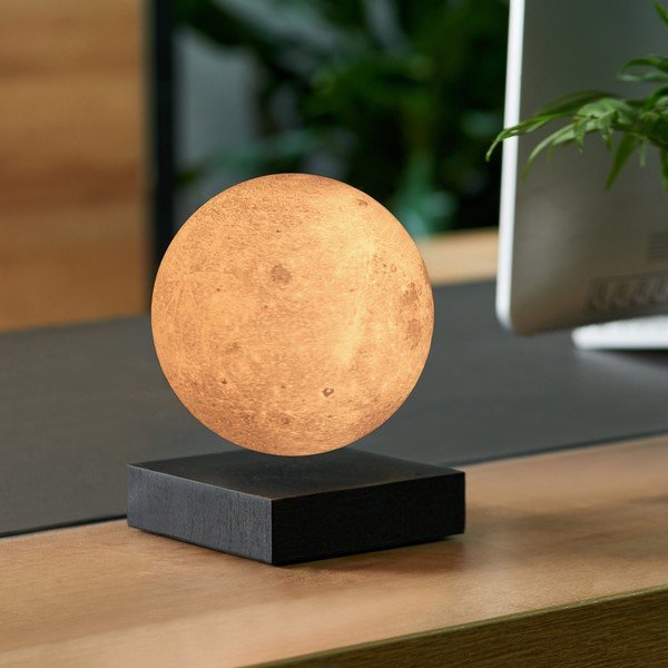 Черна светлинна декорация за контакт ø 12 cm Moon – Gingko-image-3