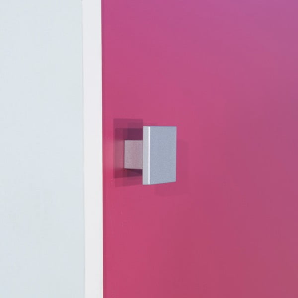 Růžová koupelnová skříňka nad pračku TemaHome Wave, šířka 60 cm-image-1