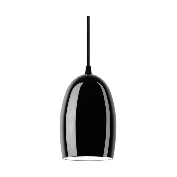 Черна висяща лампа S Glossy, ⌀ 14 cm Ume - Sotto Luce-image-4