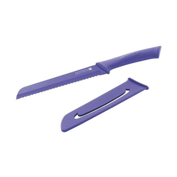 Nůž na chléb, 18 cm, purpurový