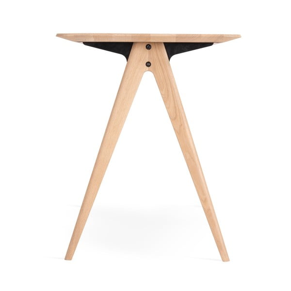 Работна маса от масивен дъб 60x120 cm Ava – Gazzda-image-4