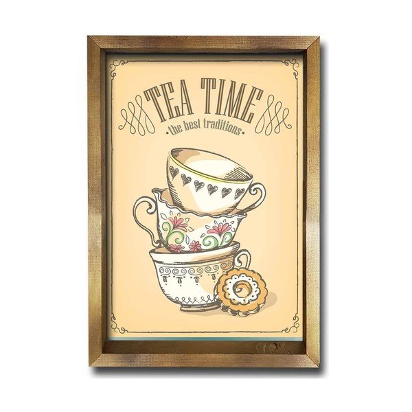 Живопис 35x50 cm Tea Time - Wallity