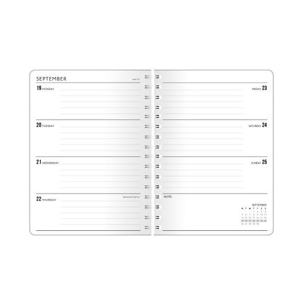 Diář A5 Go Stationery Monochrome Circles-image-1