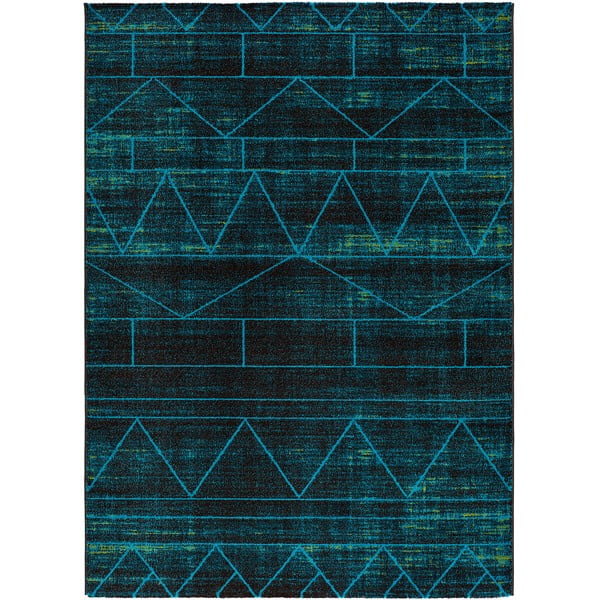 Син килим Неоново синьо, 160 x 230 cm - Universal
