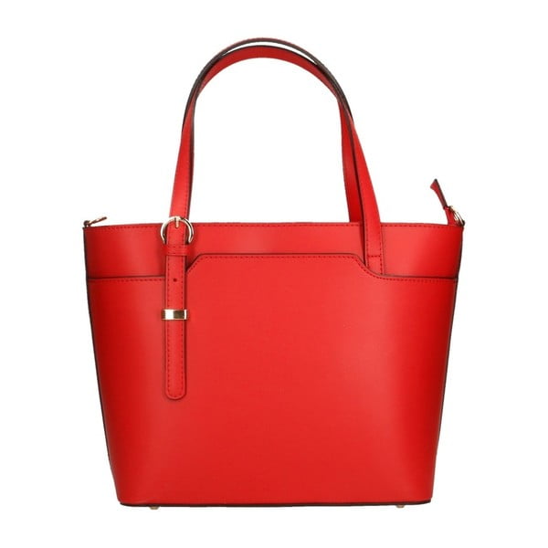 Червена кожена чанта Ulla - Roberto Buono