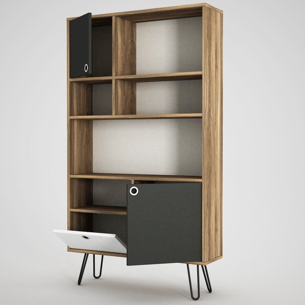 Библиотека в декор от орех Karamel - Tera Home-image-2