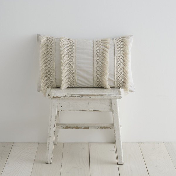 Възглавница в сиво и бежово , 30 x 50 cm Izmir - Pineapple Elephant-image-1