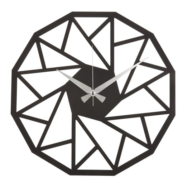 Метален стенен часовник Геометрия, ø 50 cm - Unknown