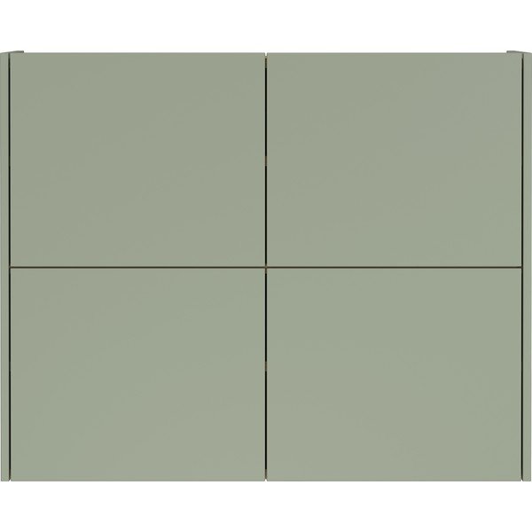 Сиво-зелено матово висящо шкафче 97x79x27 cm Binetto – Germania-image-2