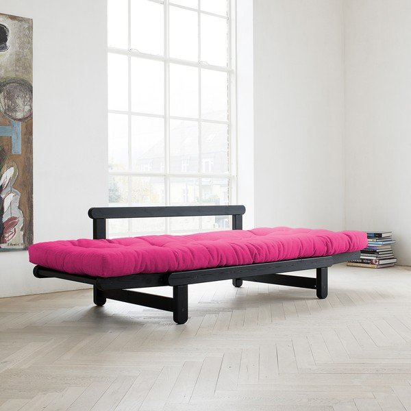 Sofa Beat, černá/růžová-image-2