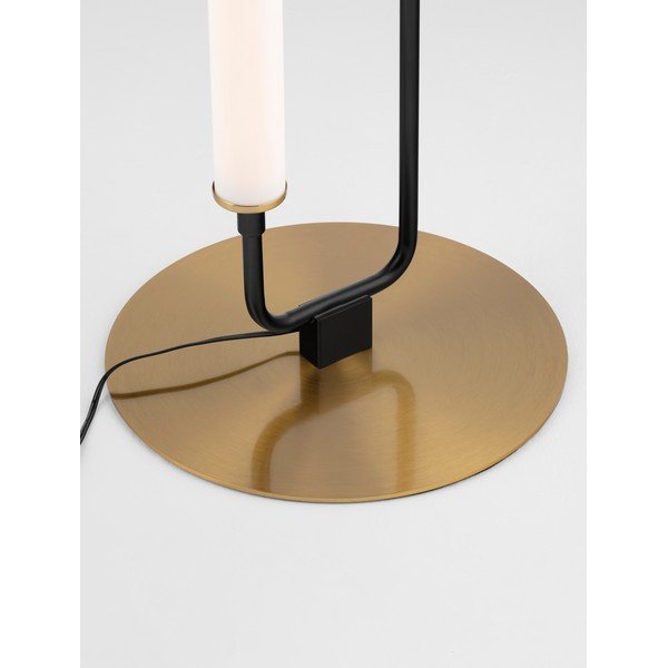 Бяла/матово черно метална LED подова лампа (височина 150 cm) Wetro – Nova Luce-image-3