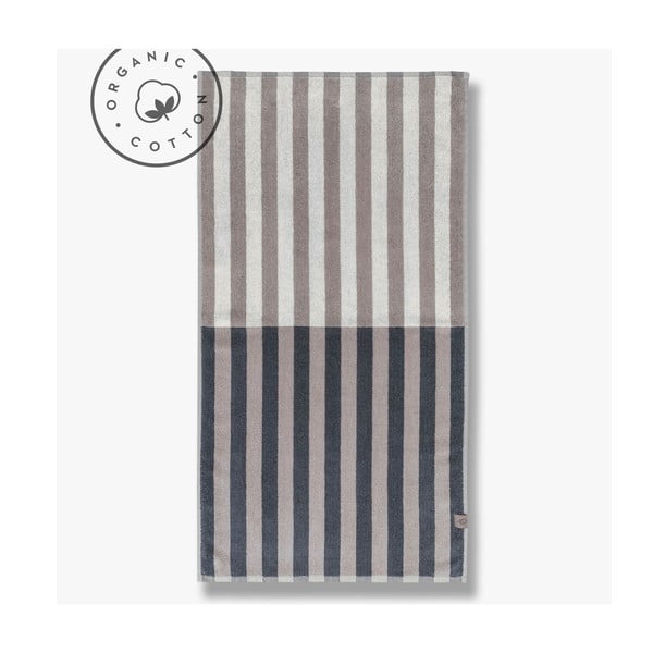 Синьо-сива кърпа от органичен памук 50x90 cm Disorder - Mette Ditmer Denmark