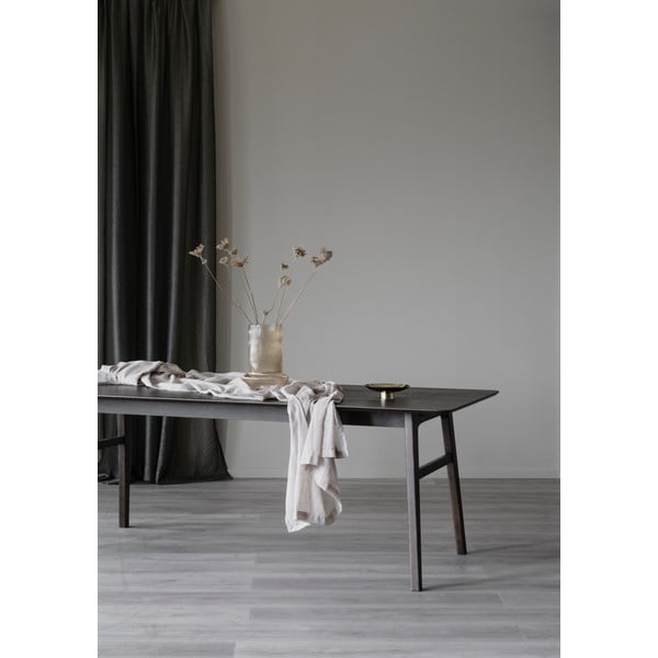 Кафява трапезна маса в дъбов декор , 205 x 95 cm Nagano - Rowico-image-4