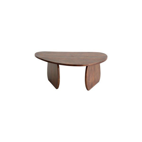 Тъмнокафява масичка за кафе от масивно манго Mushroom – Ellos Home-image-3