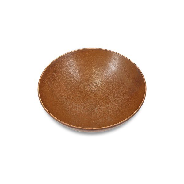 Кафява порцеланова купа ø 21 cm Ovio – BonBistro-image-1