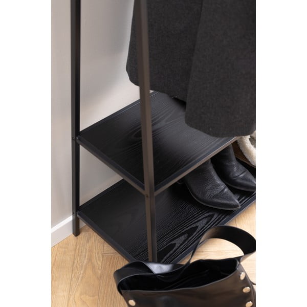 Черна стойка за дрехи от декор от ясен Seaford – Actona-image-4