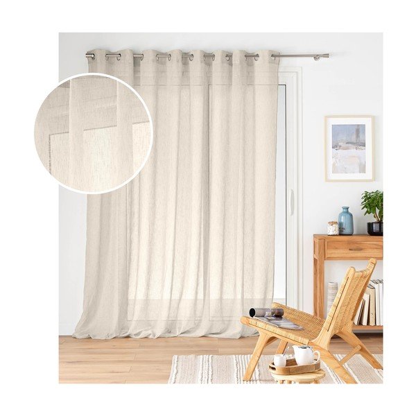 Завеса в естествен цвят 300x240 cm Carlin – douceur d'intérieur-image-3
