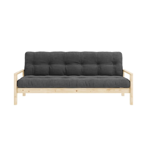 Разтегателен диван  в черно и антрацит 205 cm Knob - Karup Design