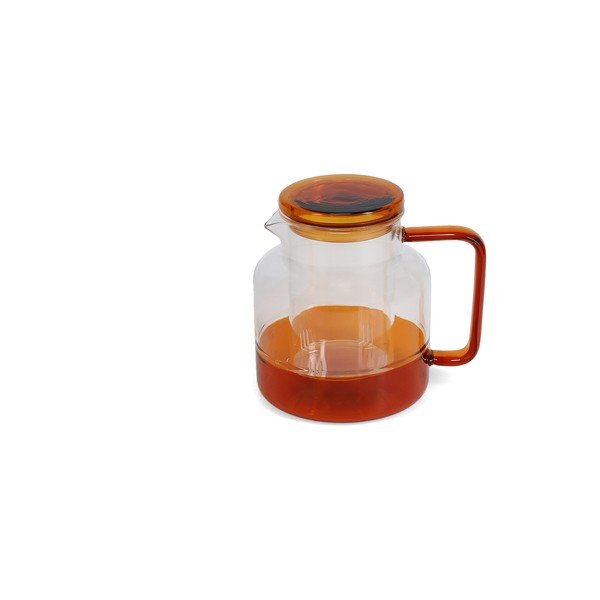 Стъклен чайник в кехлибарен цвят 950 ml Liv – ONA-image-3