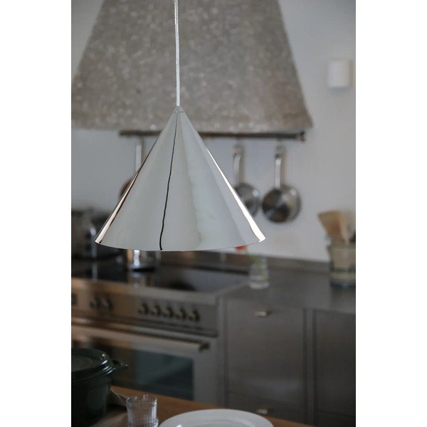 Метално висящо осветително тяло в сребрист цвят с метален абажур ø 37,5 cm Tip – Markslöjd-image-1