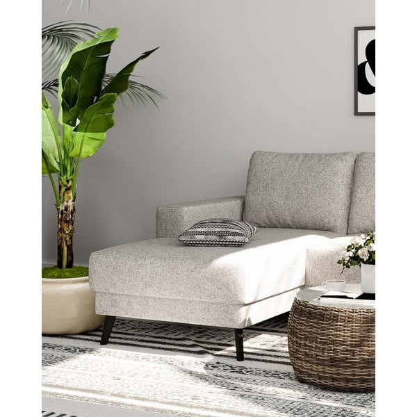 Кремав ъглов диван (ляв ъгъл) Fynn - Ghado-image-1