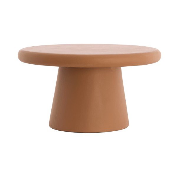 Теракотена кръгла масичка за кафе ø 70 cm Kulona – Light & Living