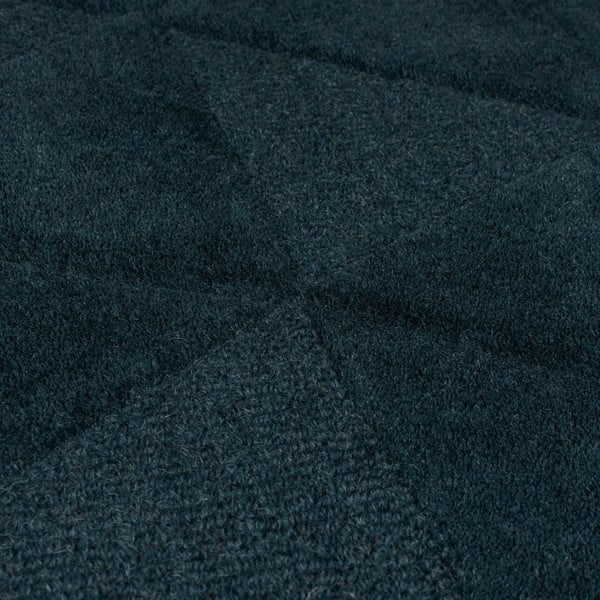 Тюркоазен ръчно изработен вълнен килим 160x230 cm Shard Teal – Flair Rugs-image-3